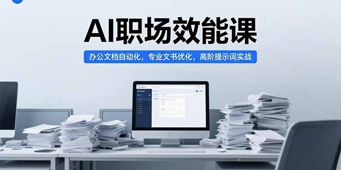 （15371期）AI职场效能课，办公文档自动化，专业文书优化，高阶提示词实战-冷静项目网
