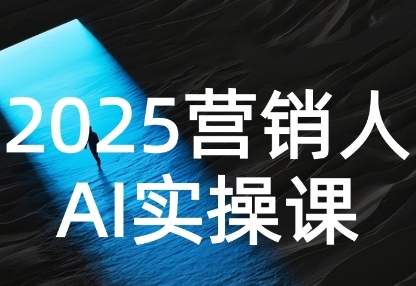 2025营销人Al实操课，AI营销抢跑实战，从Prompt到方案，效率碾压同行-冷静项目网