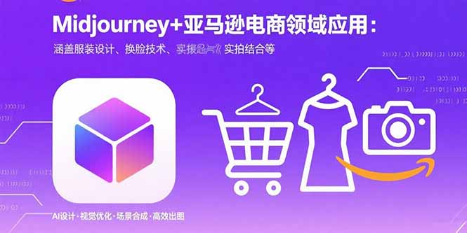（15777期）Midjourney+电商领域商业应用：涵盖服装设计、换脸技术、实拍结合等-冷静项目网