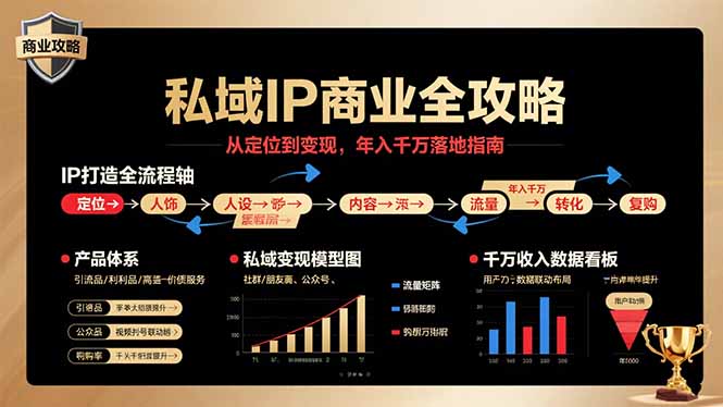 （15858期）私域IP商业全攻略，从定位到变现，年入千万落地指南-冷静项目网
