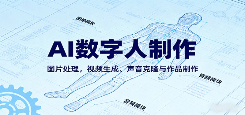 AI永生数字人制作教程：图片处理，视频生成、声音克隆与作品制作-冷静项目网