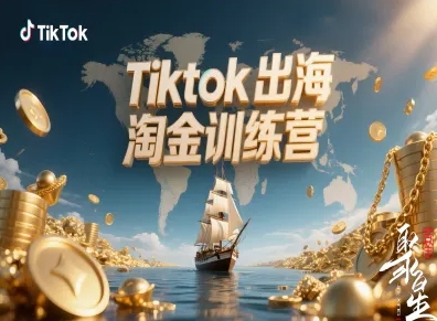 Tiktok出海淘金训练营，跨境电商TK实战变现-冷静项目网