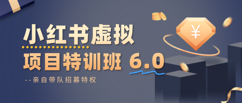 小红书虚拟项目特训班6.0 ，养号/选品/自动发货/爆款笔记（含40节视频课）-冷静项目网