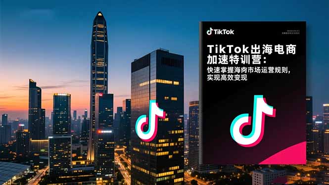 (16535期)TikTok出海电商加速特训营:快速掌握海外市场运营规则,实现高效变现-冷静项目网