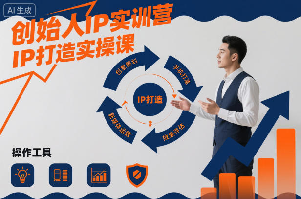 创始人IP实训营，IP打造实操课-冷静项目网
