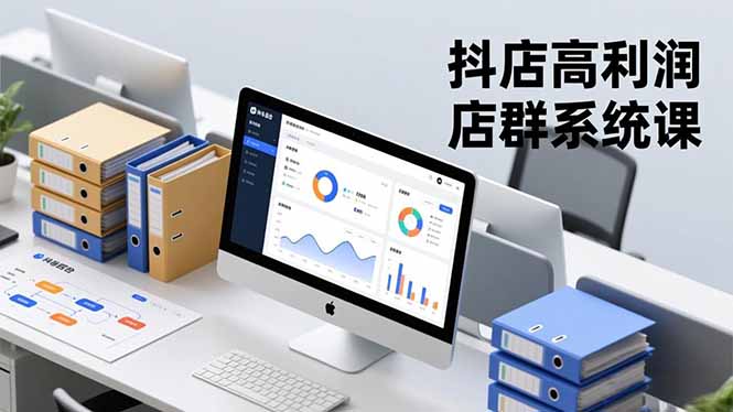 （16675期）抖店高利润店群系统课，店群搭建、选品策略、运营管控，构建标准体系，矩阵月入20万+-冷静项目网
