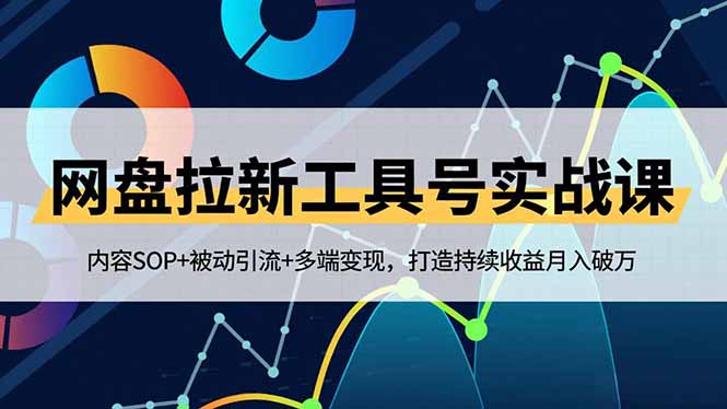 （16687期）网盘拉新工具号实战课，内容SOP+被动引流+多端变现，打造持续收益月入破万-冷静项目网