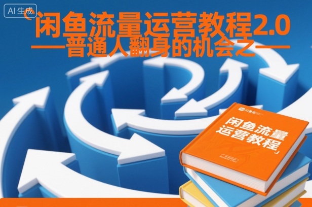 闲鱼流量运营教程2.0——普通人翻身的机会之一-冷静项目网