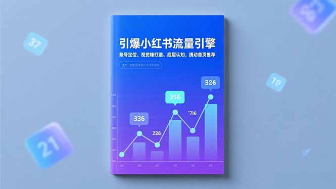 （16744期）引爆小红书流量引擎，账号定位、视觉锤打造、底层认知，撬动首页推荐-冷静项目网
