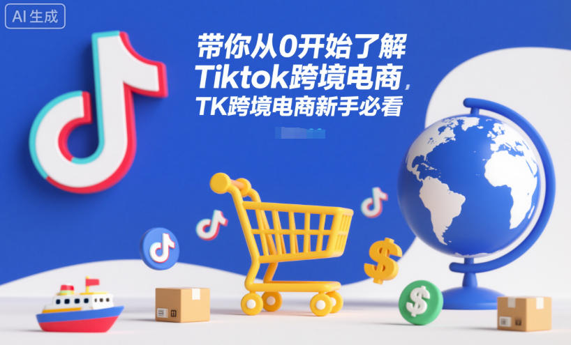 带你从0开始了解Tiktok跨境电商,TK跨境电商新手必看-冷静项目网