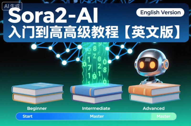 Sora2-AI入门到高级教程【英文版】-冷静项目网